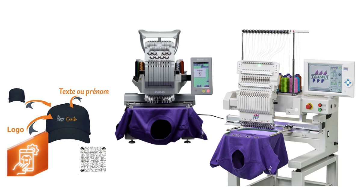 Broderie connectée Tajima Europe